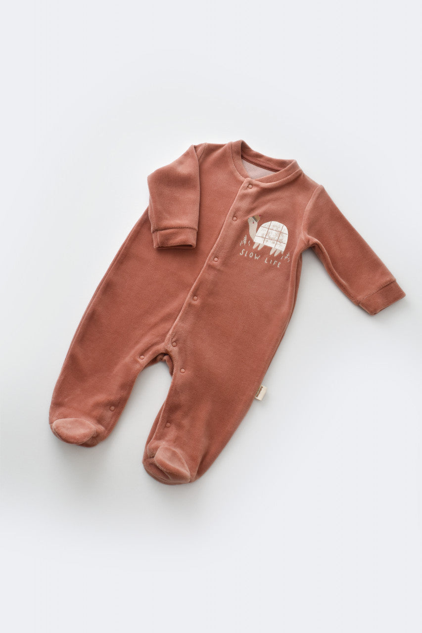 Set Broscuta cu salopeta si body din 80%bumbac organic si 20% poliester - , BabyCosy